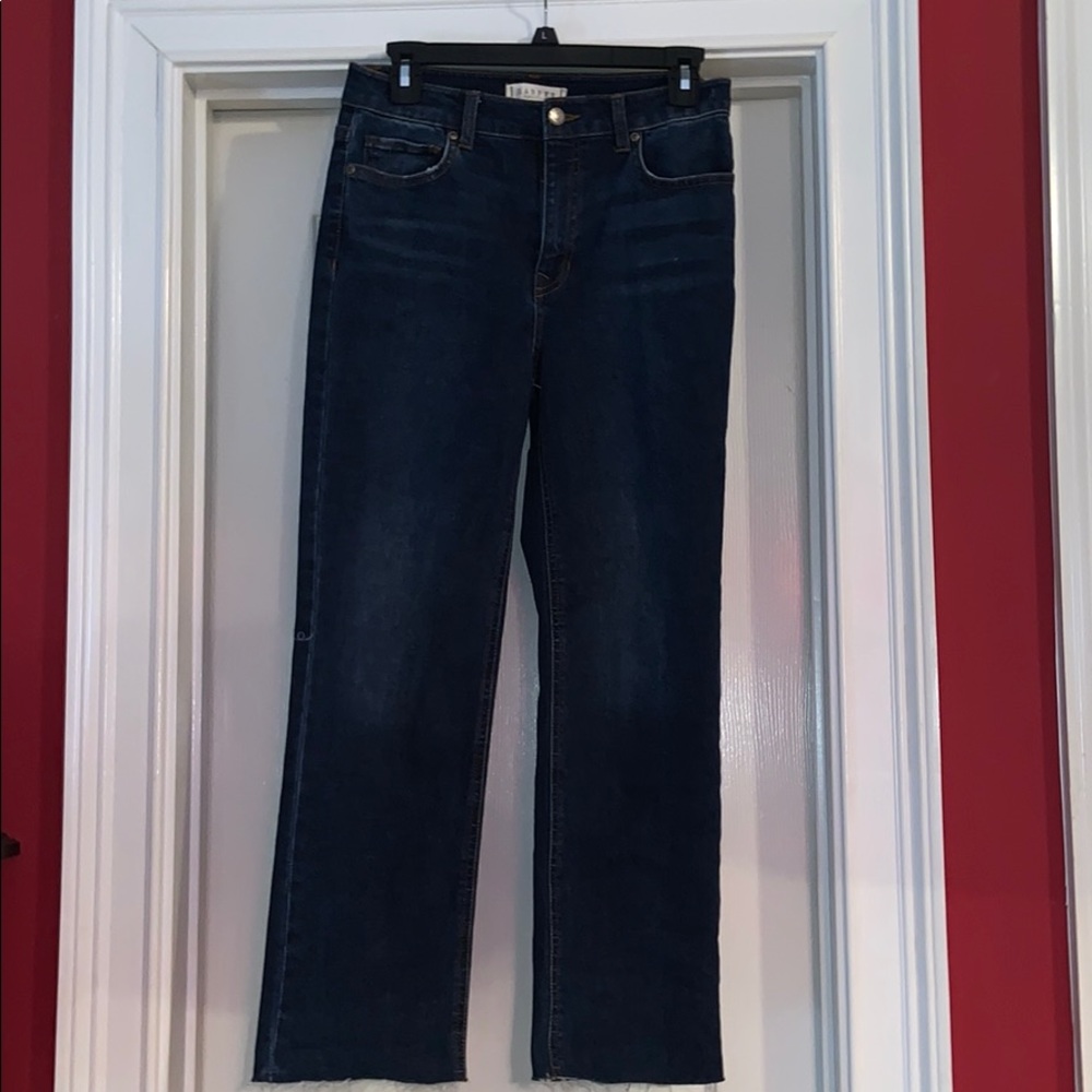 Cropped flare jeans